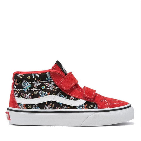 Vans Kids Sk8 Mid Reissue V DJ Rocket Jam Black Multi Trainer NOT RETURNABLE